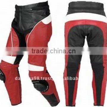 DL-1390 Leather Motorycle Pant , Leather Sports Pant , Leather Wears