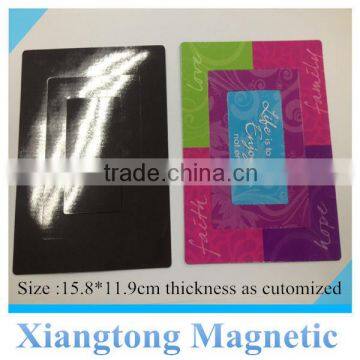 Hot Sale Size: 15.8*11.9cm Custom Magnetic Photo Frames/Paper Magnetic Fridge Photo Frame /Photo Frame With Magnets