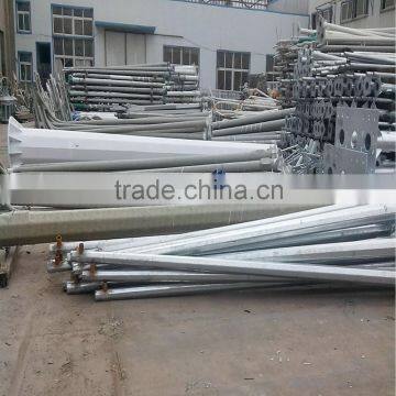 steel pole manufacturer 6m,7m,8m,9m,10m,11m,12m,13m height Q345 steel LED outdoor high quality street lighting pole