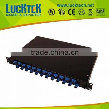 24 Port sc fiber patch panel, Single Mode SC Simplex, 1U