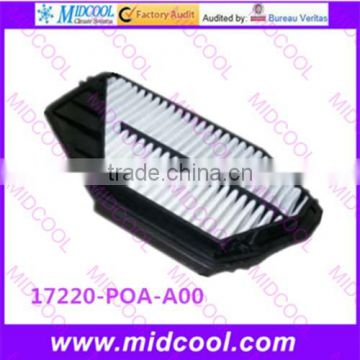 High quality air filter cabinfilter for 17220-POA-A00 17220POAA00