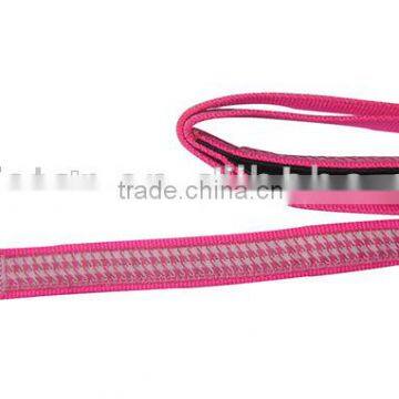 Custom design promotional $ comfortable polyester dog collars and leashes