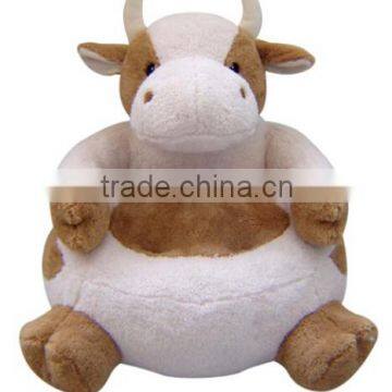 animal shaped bean bag chair,animal shape Cow chair,Plush Cow Animal Chair