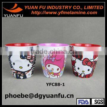 Custom solo colorful rice melamine cup