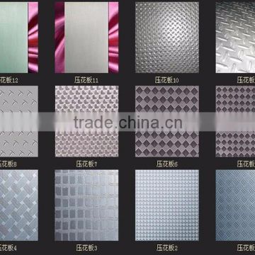 Embossed/textured 316l colored decorative stainless steel sheet price per kg/ ton