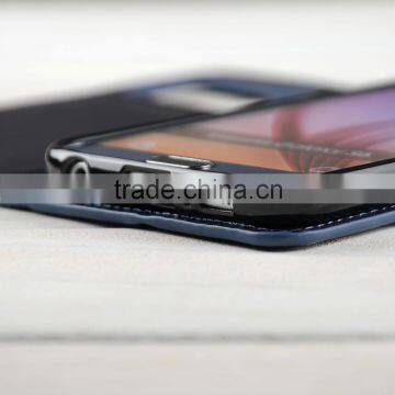 C&T Pure Window Wallet Leather Flip Folio Magnetic Skin Tpu Case Cover Card Slots for Samsung Galaxy S7 photo-5