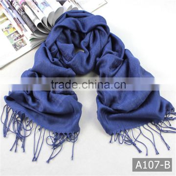 A107-B Medium fashion jacquard scarf/turbans jacquard scarf