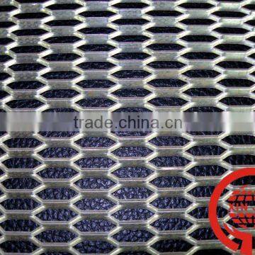 Metal crimped mesh panel