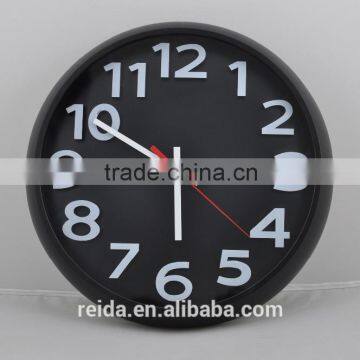 12INCH 3d number new design wall clock