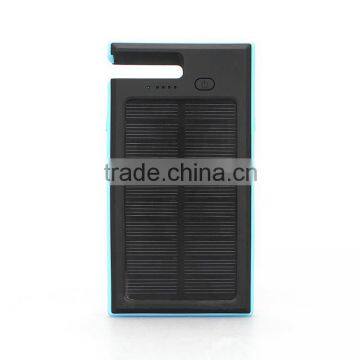 Rubber Oil water-proof 8000mah solar Power Bank