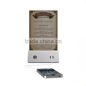 Multifunction 4 Usb 6000/10000mah Menu Portable Charger,5v/2.1a Portable Power Bank
