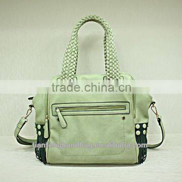 Tianfenghandbg PU Handbag for Lady High Quality Guangzhou China Trendy Female Totebag Shoulder Bag