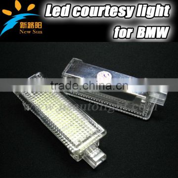 2Pcs/Set WHITE LED COURTESY DOOR LAMP LIGHT For BMW E60 E61 530i 535i M5 E87 E70 E90 E92 E93 12V 3528 SMD Car door light