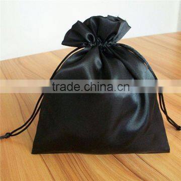 Quality cheapest heart shape satin pouch with drawstring