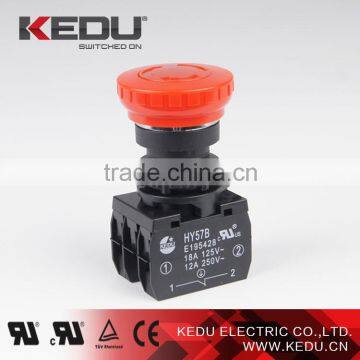 KEDU High Quality Push Button Switch With UL TUV CE Approved HY57B-1