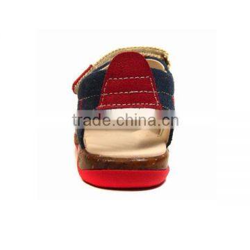 2016 Wholesale Summer Children Suede Leather Sandals With Buckle Strap
