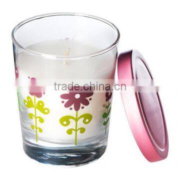 Wholesale Customized Jar Candle With Lid in Clear Glass