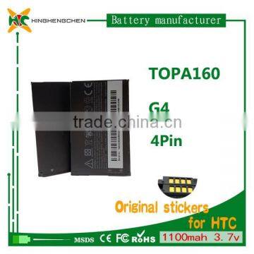Mobile Phone Battery Components TOPA160 for HTC G4 T3320/T3333/T5353/T5388 photo-4