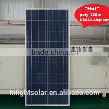 High Quality TUV Certified 12V 120W Solar PV Panel And 12V 120W Soalr Module 12v 120w solar panel