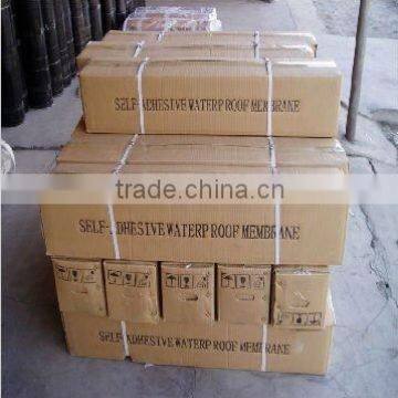 anti-puncture self adhesive bitumen waterproof membrane in construction