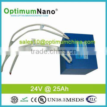 lithium ion battery 24v 65ah for Engine starting battery