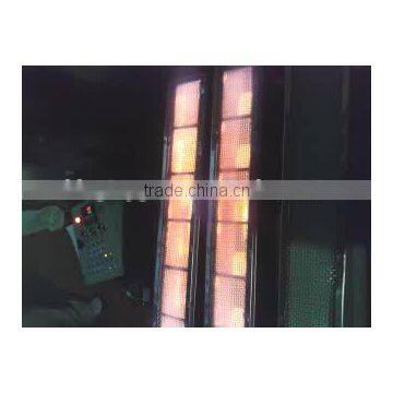 Gas Infrared industrial metal net gas oven burner, ceramic plate infrared gas heater for food drying and barbecue