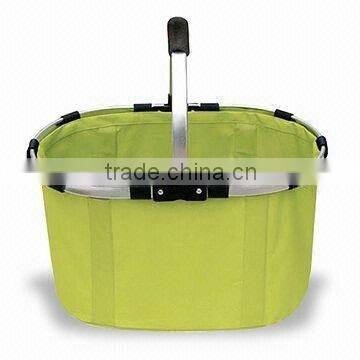 Plain folding shopping basket