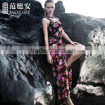Balneaire Queen 2016 New Arrival Women Floral Print Beach Cover Ups