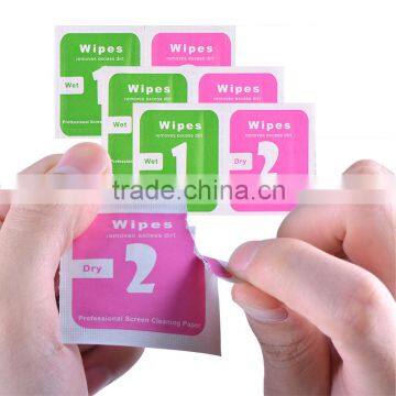 wet dry tissue factory wholesales cell phone cleaning wipes