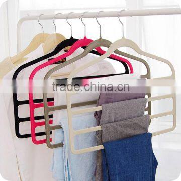 4-Bars Flocked Pants Hanger photo-2
