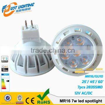 Ra80 600lm 220v 60 Beam Angle Gu10 7w Led Spotlight photo-1