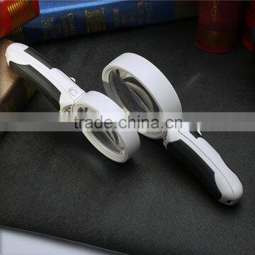 BIJIA LED Illuminated HandheldMagnifier Magnifying Glass With Interchangeable Lenses - 2.5X 5X and 16X Magnification photo-4