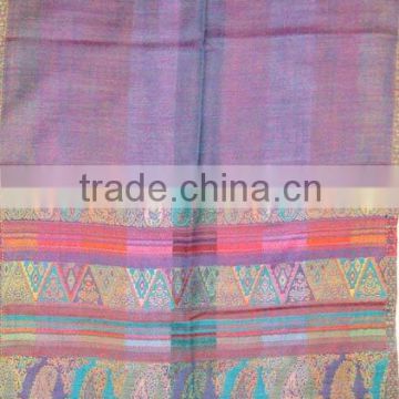 Embroidery Reversible Wool Scarves/Shawls