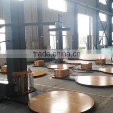 Wooden Pallet Film Wrapping Machine Top Plate Pressed photo-2