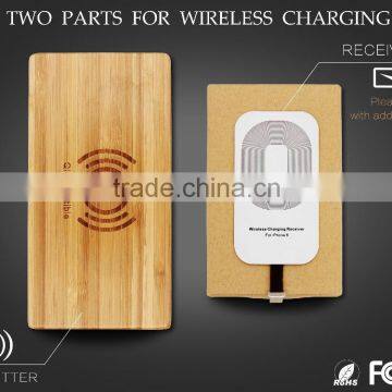 Eco-friendly Style Wood Charger Plates Wholesale For Wireless Charger.