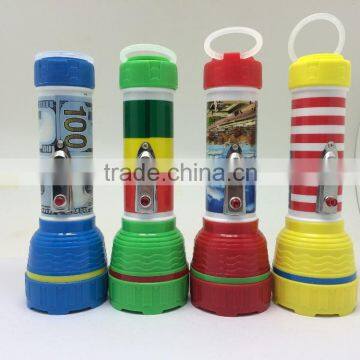 Tiger Head Plastic Led Flashlight Torch World Export-ftp996