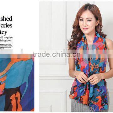 Leapord Scarf/2015 Chiffon Cheap Scarf/latest Fashion Scarf