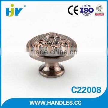 Exquisite bedroom furniture hardware aluminium alloy metal bed knobs