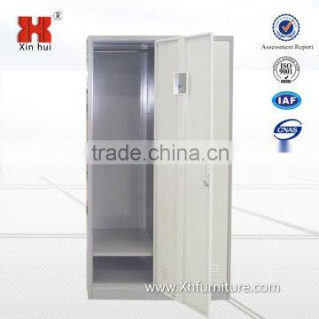 Hanging Clothes Storage Cabinet 2 Door Steel Locker Wardrobe Hot Selling