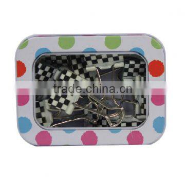 personalized novetly binder clips/ paper clips with high quality