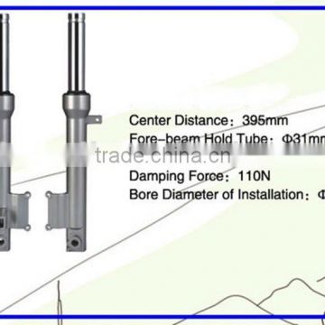 Good performance front bike shocks with drum-brake