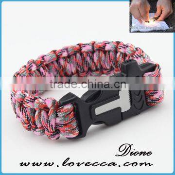 the Newest High Quality Paracord Bracelet Wholesale Paracord Bracelet for Girl Weave Style photo-3