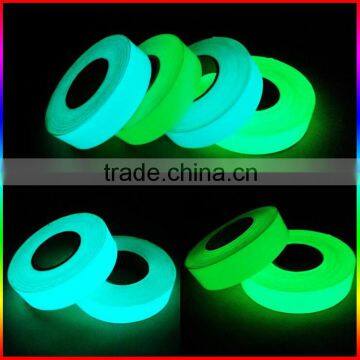 green and blue light glow in the dark sticker tape