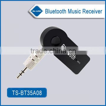 USB Bluetooth Music Receiver with Mic, Adapter for Speakers, Aux Car