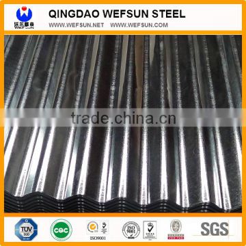 Q235 material galvanized corrugated steel plate