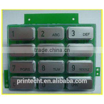 plastic keypad and transparent rubber keypad for telphone