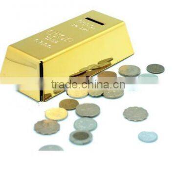 Hot sale antique Gold Bullion form Wholesale piggy bank