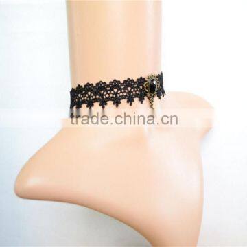 Gothic Punk Necklace False Collar AccessoriesJewelry, Black Lace Vampire Sexy Costume Jewelry Necklace photo-2