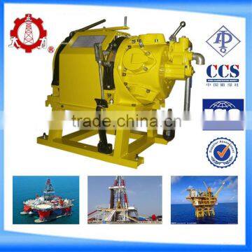 made in china JQH series 5 tonair hand winch with two way ratchet/trawl winch for lifeboat davit