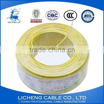 China Manufacturer High Quality Yellow House Wiring Aluminum Core PVC Insulated Electric Cable and Wire -BLV(10mm2)